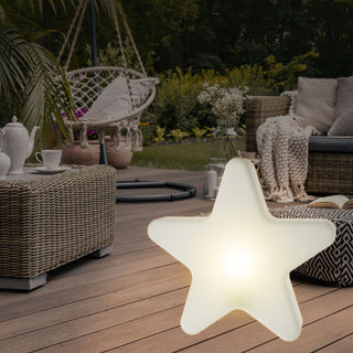Sternlampe XXL Outdoor mit Steckfuß 75cm Stern Leuchte Lampe Erdspieß Indoor Outdoor Gartenleuchte