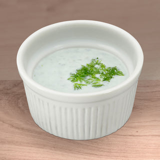 Servierschale rund 12er Set weiß 6,4x3,5x6,4cm New Bone China Schale Schüssel Auflaufform Tischgeschirr Snackschale