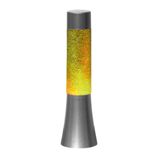 LED Lavalampe Glitter mit Farbwechsel Partylicht Glitzerlampe