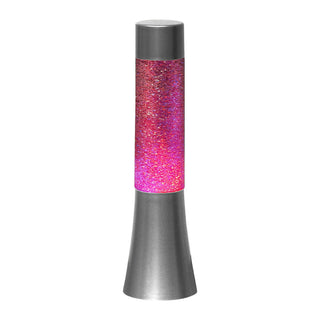 LED Lavalampe Glitter mit Farbwechsel Partylicht Glitzerlampe