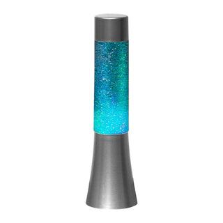 LED Lavalampe Glitter mit Farbwechsel Partylicht Glitzerlampe