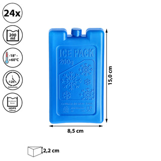 4/6/24x Kühlakku 200-800ml Kühlelemente Coolpacks Kühltasche Kühlbox Kühlpack