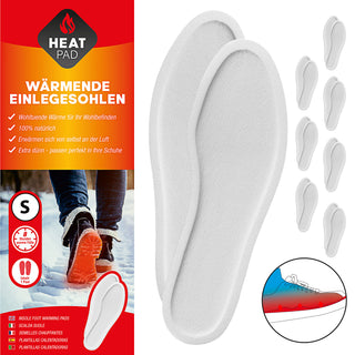 8/24er Set Wärmepad Fußwärmer Thermopad Sohlenwärmer Einlegesohlen 1 Paar 3 verschiedene Größen