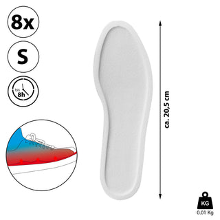 8/24er Set Wärmepad Fußwärmer Thermopad Sohlenwärmer Einlegesohlen 1 Paar 3 verschiedene Größen