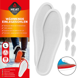 8/24er Set Wärmepad Fußwärmer Thermopad Sohlenwärmer Einlegesohlen 1 Paar 3 verschiedene Größen