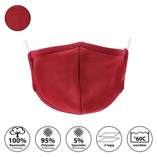 6er Set Stoffmasken Mundschutz in 6 Farben