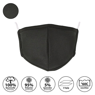 6er Set Stoffmasken Mundschutz in 6 Farben