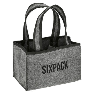 Flaschenträger "Sixpack" aus Filz Männerhandtasche Bierträger Flaschenkorb