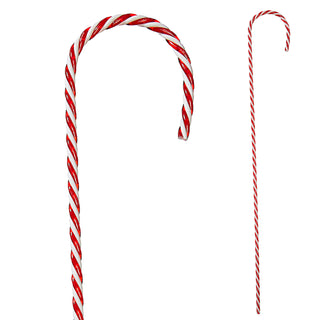 XL Zuckerstange 6er Set H75cm Candystange Weihnachtsdeko Dekostange rot weiß gestreift