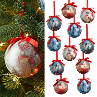 4er / 12er Set Nostalgie Christbaumkugel Ø8 cm