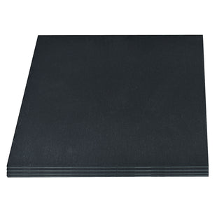 Schieferplatte 4er Set rechteckig Tischuntersetzer Steinplatte Servierplatte Untersetzer