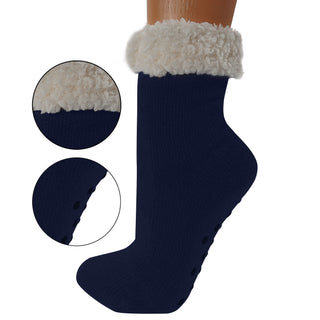 Kuschelsocken Damen Hüttensocken Chenille -  Größe 36-41 Farbwahl