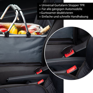 Gurtwarner deaktivieren Gurtalarm Stopper für alle gängigen Automodelle 5,5x0,7x6cm Metall