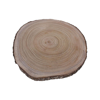 Baumscheibe ca.40 -43 x2,5cm Paulownia Holzscheibe Naturprodukt Scheibe Holz Holzplatte Dekoelement