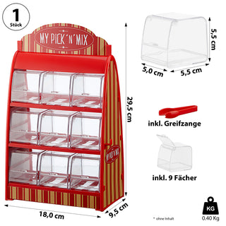 Süßigkeitenspender ca. H25 cm ohne Inhalt