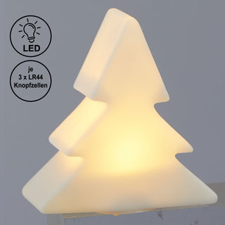 LED Weihnachtsbeleuchtung im 3er Set in 3 Varianten inkl. 3x Knopfzellen Weihnachtsdeko