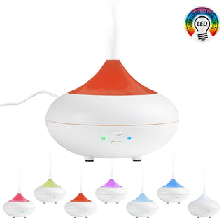 Aroma Diffusor mit Beleuchtung weiß Wellness Luftbefeuchtung Aromatherapie