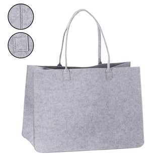 Filztasche mit Henkel Einkaufstasche Shopper Tasche Filzkorb Aufbewahrungstasche