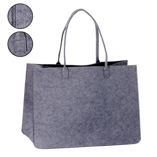 Filztasche mit Henkel Einkaufstasche Shopper Tasche Filzkorb Aufbewahrungstasche