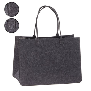 Filztasche mit Henkel Einkaufstasche Shopper Tasche Filzkorb Aufbewahrungstasche