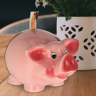 Sparschwein XXL rosa 25 cm Spardose Schwein Sparbüchse Geldgeschenk Sparen Gelddose
