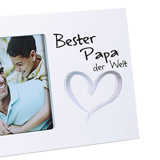 Bilderrahmen mit Spruch Fotorahmen Spiegel-Motiv Rahmen für Bild 15 x 10 cm