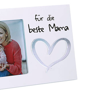 Bilderrahmen mit Spruch Fotorahmen Spiegel-Motiv Rahmen für Bild 15 x 10 cm