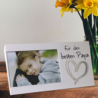 Bilderrahmen mit Spruch Fotorahmen Spiegel-Motiv Rahmen für Bild 15 x 10 cm