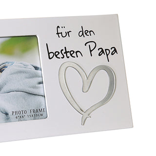 Bilderrahmen mit Spruch Fotorahmen Spiegel-Motiv Rahmen für Bild 15 x 10 cm