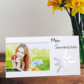 Bilderrahmen mit Spruch Fotorahmen Spiegel-Motiv Rahmen für Bild 15 x 10 cm