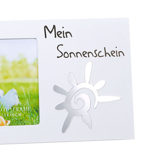 Bilderrahmen mit Spruch Fotorahmen Spiegel-Motiv Rahmen für Bild 15 x 10 cm
