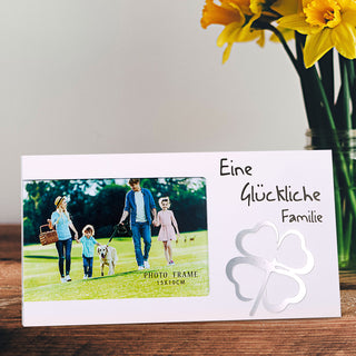 Bilderrahmen mit Spruch Fotorahmen Spiegel-Motiv Rahmen für Bild 15 x 10 cm