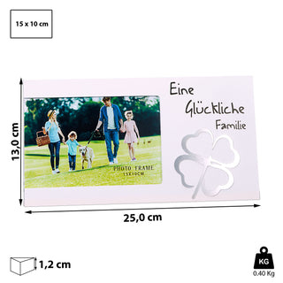 Bilderrahmen mit Spruch Fotorahmen Spiegel-Motiv Rahmen für Bild 15 x 10 cm