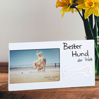 Bilderrahmen mit Spruch Fotorahmen Spiegel-Motiv Rahmen für Bild 15 x 10 cm