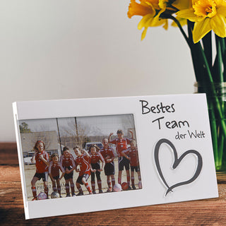 Bilderrahmen mit Spruch Fotorahmen Spiegel-Motiv Rahmen für Bild 15 x 10 cm