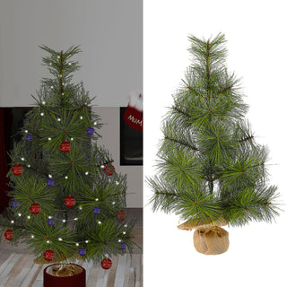 Weihnachtsbaum künstlich im Jutesack H65cm Tannenbaum Baum Tanne Kunstbaum Christbaum