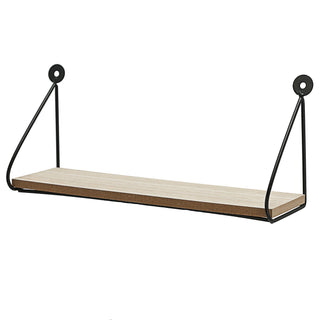 Wandregal 30x9x13cm Regal Ablage Wandboard Metall MDF Hängeregal Bücherregal