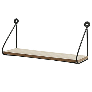 Wandregal 30x9x13cm Regal Ablage Wandboard Metall MDF Hängeregal Bücherregal
