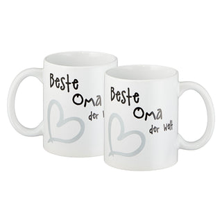 Kaffeebecher Kaffeetasse "Beste/r Mama/Papa/Oma/Opa der Welt" Henkelbecher 400ml