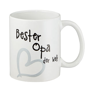 Kaffeebecher Kaffeetasse "Beste/r Mama/Papa/Oma/Opa der Welt" Henkelbecher 400ml