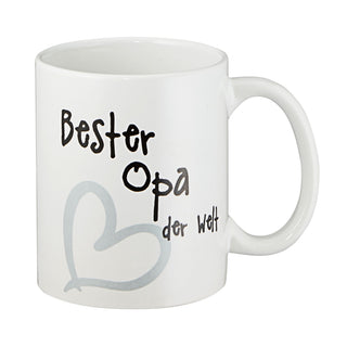 Kaffeebecher Kaffeetasse "Beste/r Mama/Papa/Oma/Opa der Welt" Henkelbecher 400ml