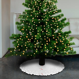 Tannenbaumdecke gestanzt Sternmuster Abdeckung Ø95cm Filz Farbwahl Weihnachtsbaumständer Ständerabdeckung Weihnachtsbaumständer Abdeckung