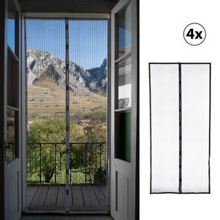 1x/4x Türvorhang Insektenschutz mit Magnet 100 x 210 cm Moskitonetz