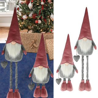 Wichtelfrau / -mann "Pinki" Wichtel Teleskopbeine max. H120cm zum Hinstellen Wichtelmännchen Weihnachtswichtel Zwerg Adventsdeko Weihnachtsdeko