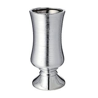Vase gold/silber matt verschiedene Designs / Größen Steinzeug Blumenvase Tischvase Dekovase Steingut-Vase