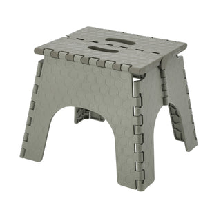 Klapphocker faltbar grau 28x27x26cm Hocker klappbar Kunststoffhocker