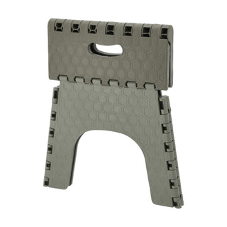 Klapphocker faltbar grau 28x27x26cm Hocker klappbar Kunststoffhocker