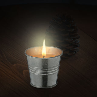 12/48x Citronella Kerze im Zinktopf Ø6 cm Duftkerze Anti-Insekten-Kerze Mückenkerze