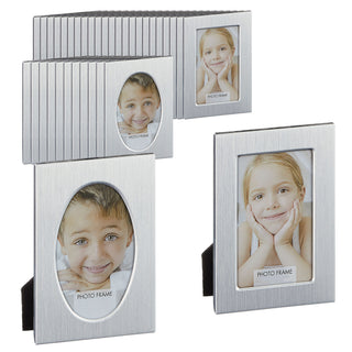 36/48x Bilderrahmen für Bildergröße Tischkarten DIY 2 Motive oval/rechteckig