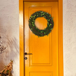 Dekohänger Türkranz Moos Türhänger Ø30cm grün Fensterdeko Kranz Türkranz